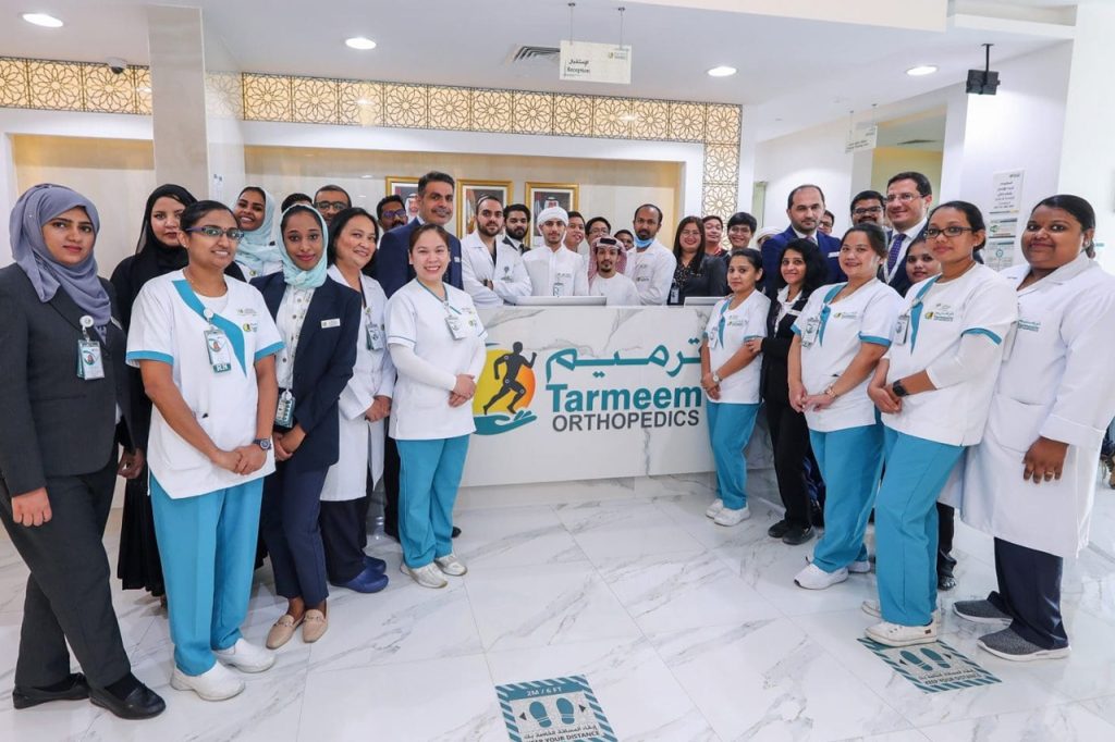 Tarmeem Orthopedic and Spine Specialty Hospital medical team group photo